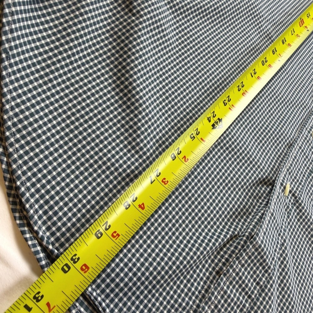 Polo Ralph Lauren Shirt Mens M Green Gingham Performance Long Sleeve EUC - Picture 6 of 11